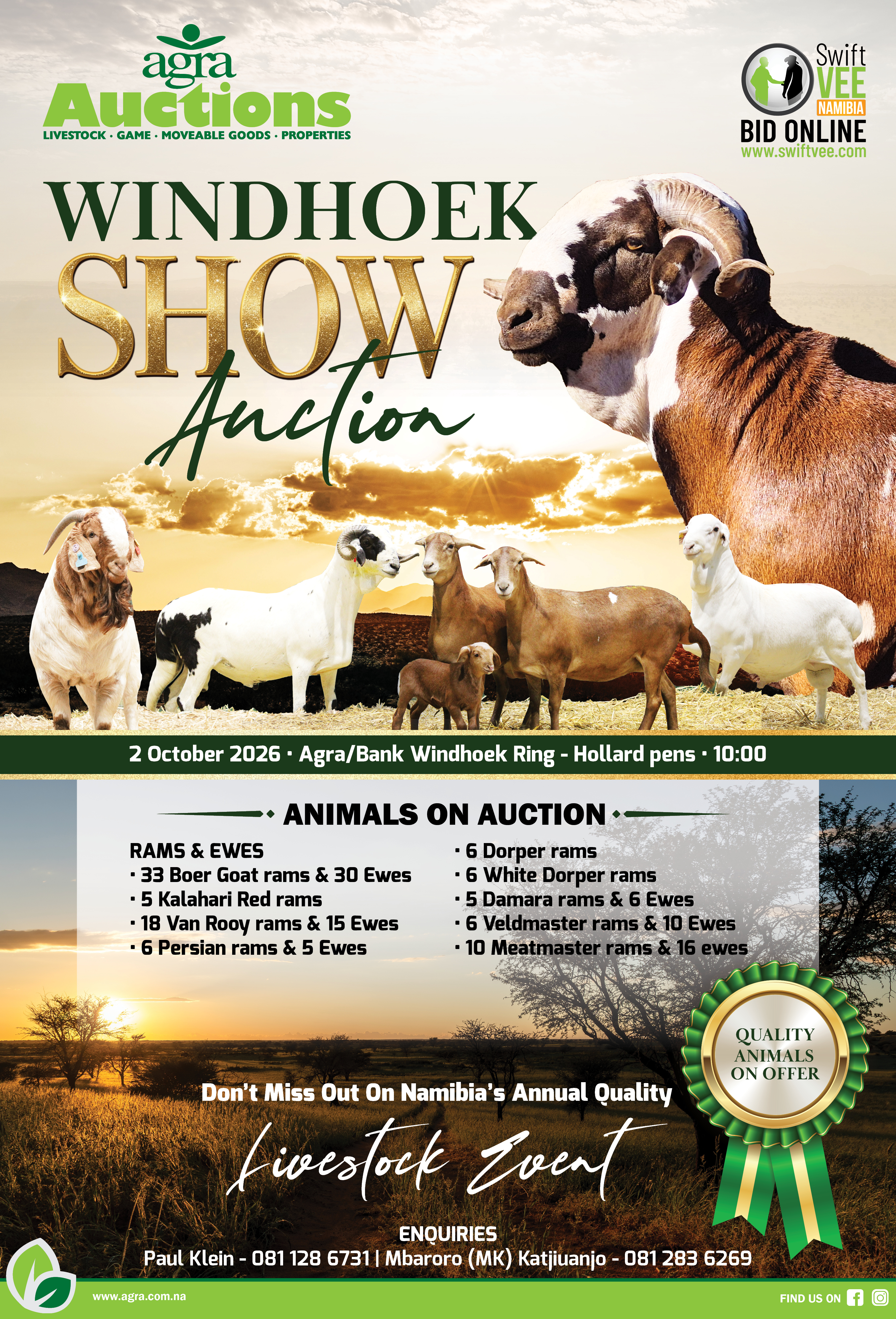 40 Windhoek Show Poster 2 Rep