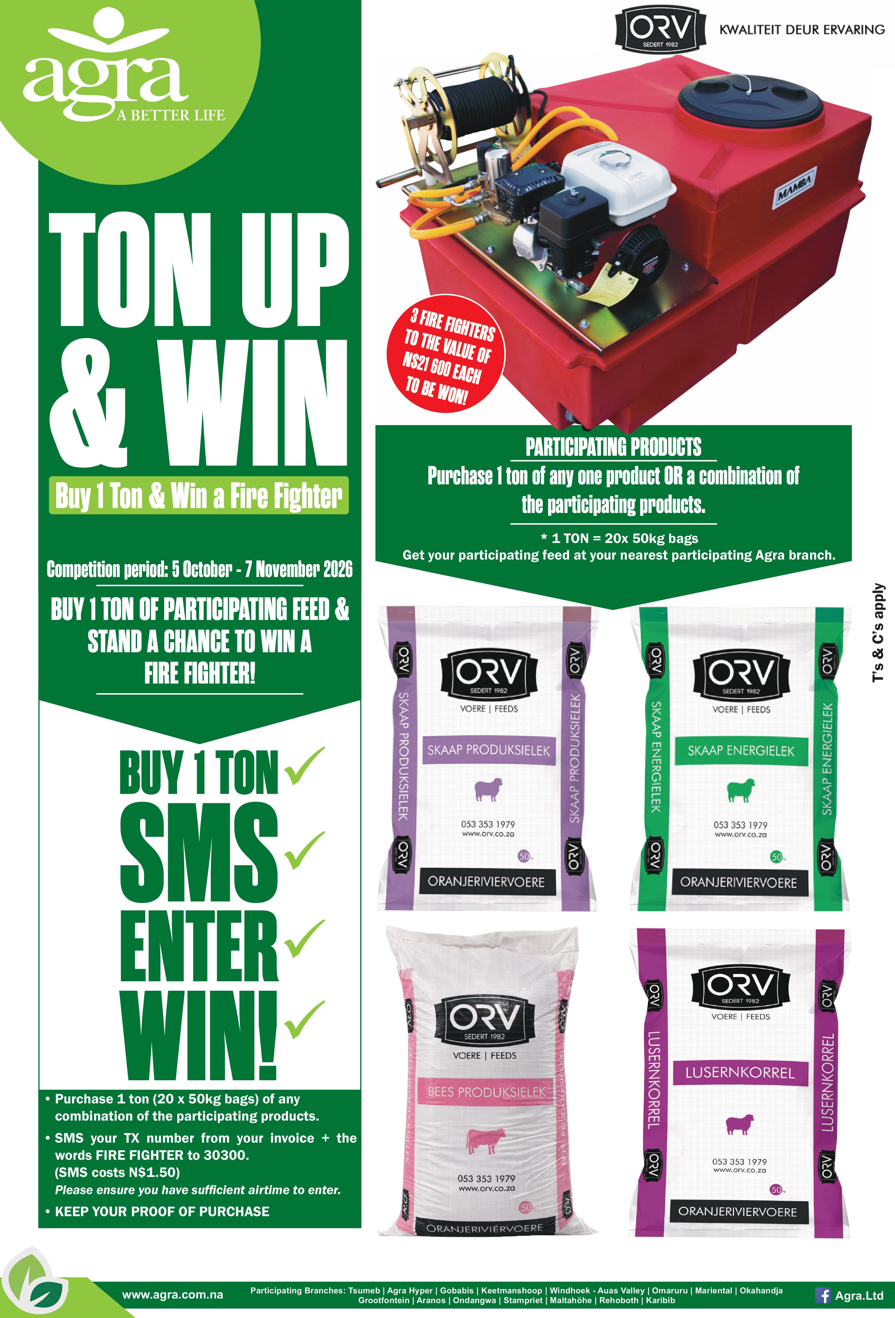 Ton Up and Win Competition Poster A3 Repro